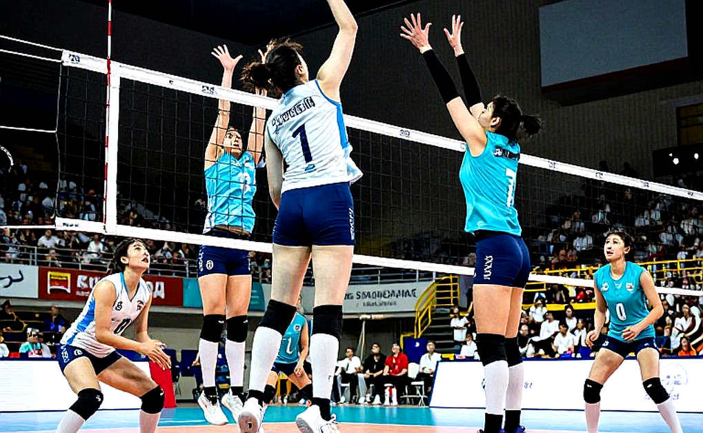 The 13-year-old prodigy at the Asian Volleyball Championship: 2.10m Mubarak makes historic debut that stuns the continent
